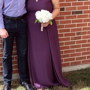 Bridesmaid Azazie dress size A18, Plum.
